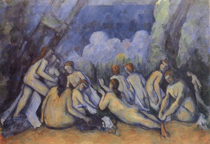 Paul Cezanne The Bathers china oil painting image
